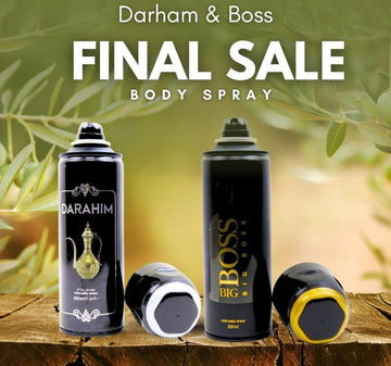 Long Lasting Citrus & Marine Body Spray Bundel 2 pcs