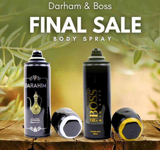 Long Lasting Citrus & Marine Body Spray Bundel 2 pcs