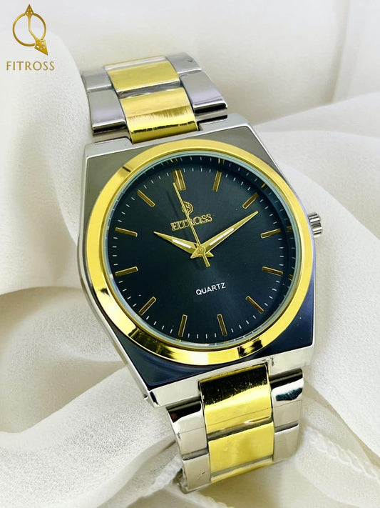 Men' Water Resistant Quartz Chain Strap Watch- 1Pc